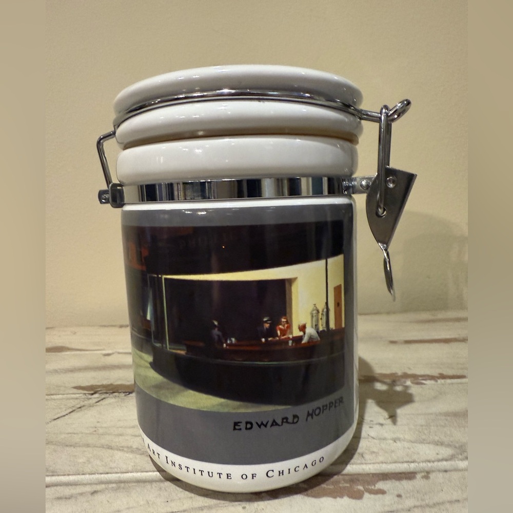 Edward Hopper The Nighthawks Ceramic Canister - Art Institute of Chicago